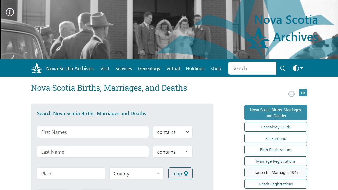 Nova Scotia Archives - Nova Scotia Births, Marriages, and Deaths