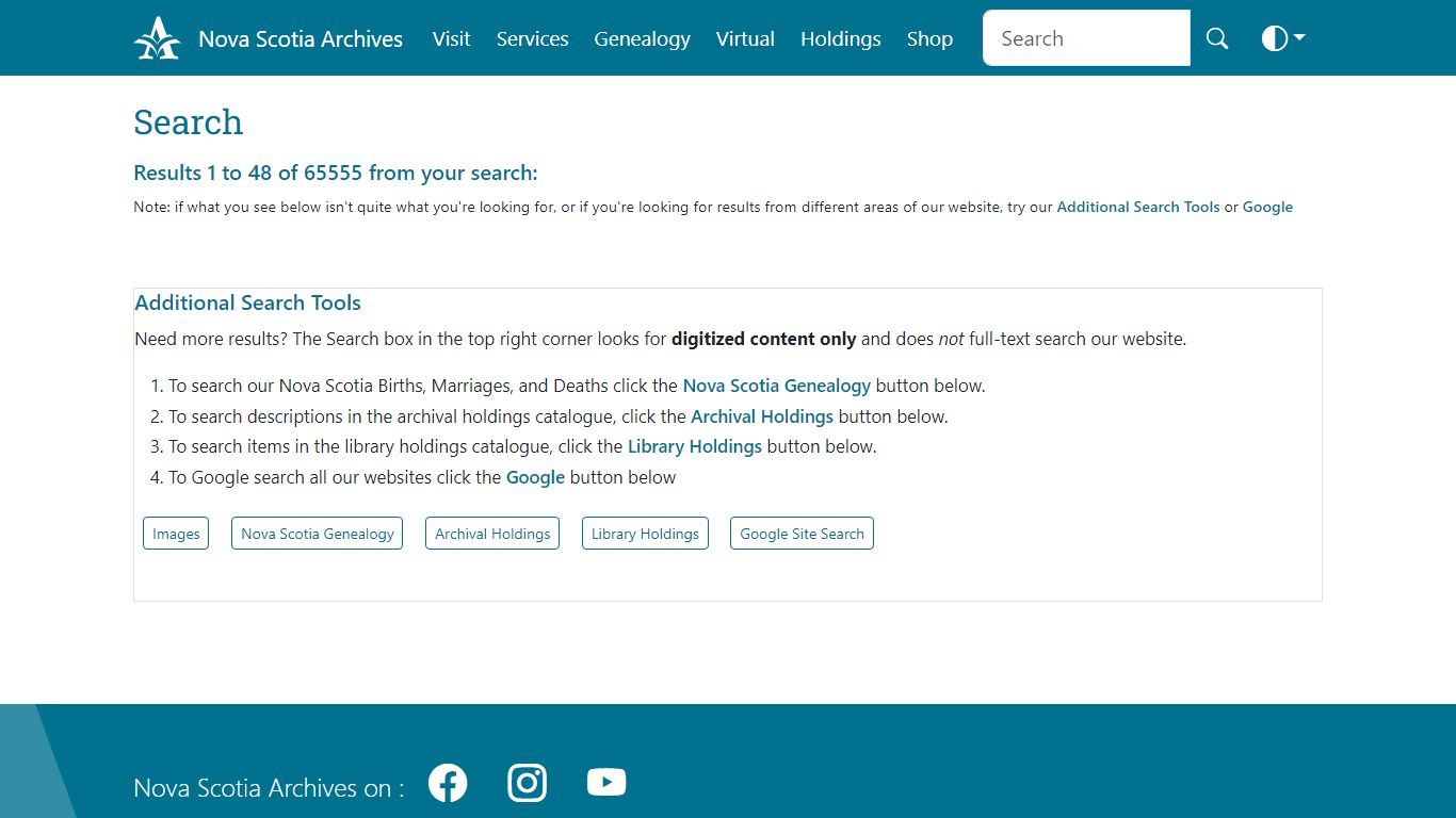 Nova Scotia Archives - Search